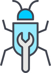 Bug Fixing Vector Icon