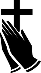 Crosses and Praying Hands