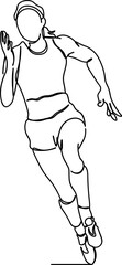 person running