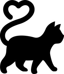 black cat illustration