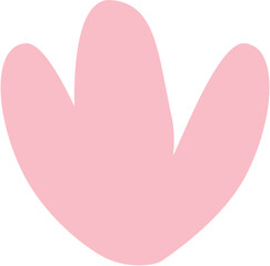 Pink Flower Petals SVG Vector