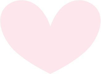 Pink Pastel Heart Shape in SVG Vector