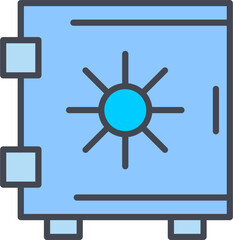 Obraz premium Vault I Vector Icon