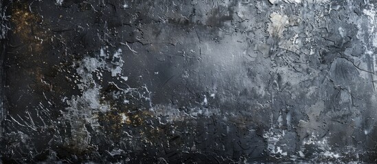 A close up of a frozen window showcasing the grey monochrome photography with a dark background. The natural landscape includes freezing grass, plants, forest, soil, and mist