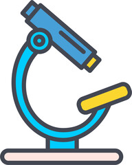 Microscope Vector Icon