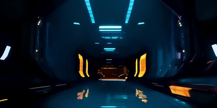 spaceship fiction science interior background futuristic Technology