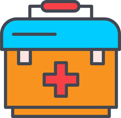 Obraz premium First Aid Bag Vector Icon