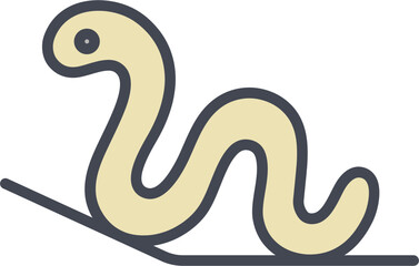 Worm Vector Icon