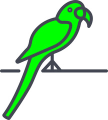 Parrot Vector Icon