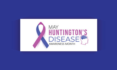 Huntington's disease awareness month. background, banner, card, poster, template. Vector illustration.
