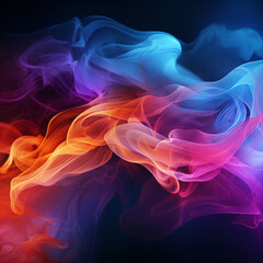 Desktop background featuring an abstract smoke wallpaper.