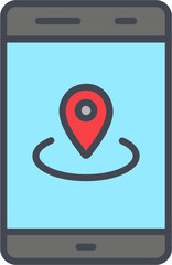 Location Service Vector Icon