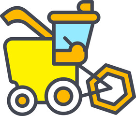 Obraz premium Combine Vector Icon