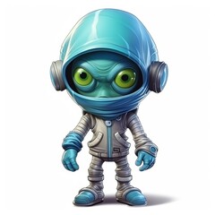 Game Character concept art isolated white background