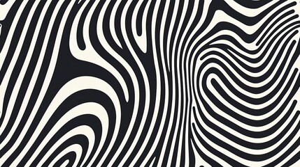 A simplified pattern of minimalist, elegant curves creating a modern, sophisticated aesthetic. Illustration of smooth and simplified lines.