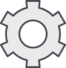 Setting Gear Vector Icon