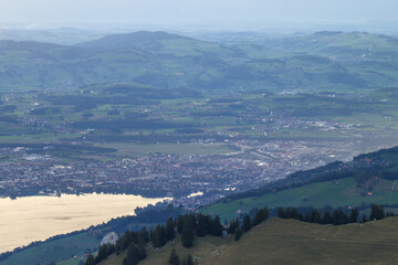 Mountain view, Niederhorn, Beatenberg, Interlaken-Oberhasli, Bern, Switzerland