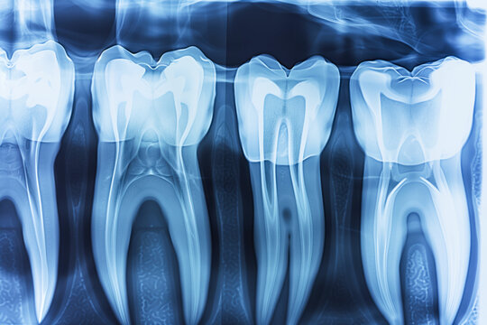  "内部の美：高解像度X線画像で歯の構造を照らす"
