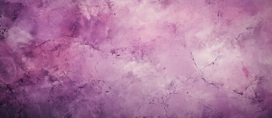 Obraz premium Beautiful pink and purple grunge background of cracked cement surface in a dirty light purple hue with vignetting.