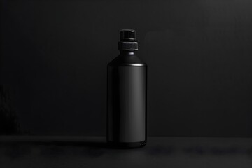 Uncluttered Black Backdrop Elevates Product Prominence and Message Simplicity