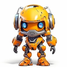 Game Character concept art isolated white background