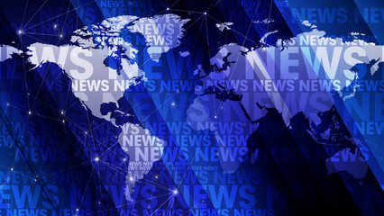 World map provides global updates on current affairs with news headlines and reportage in various nationalities