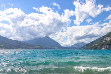 Lake thun, Thunersee, Interlaken-Oberhasli, Bern, Switzerland