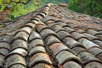 Closeup of Roof of the House