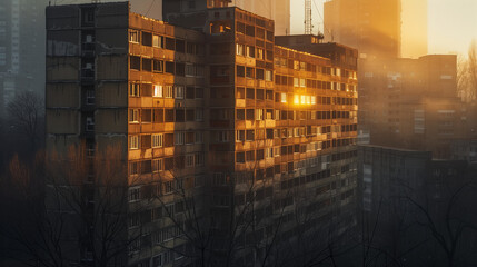 Sunlit Urban Dawn