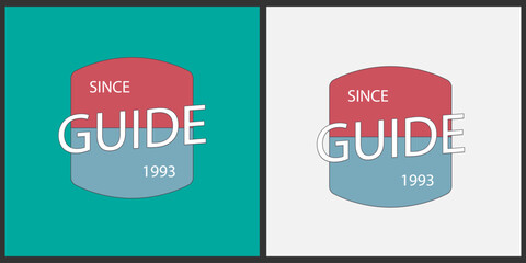 typography Mastery: Symbol Design for Guide Text Logos.