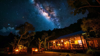Take a break from the hustle and bustle of daily life as you relax under the stars and indulge in delicious food.