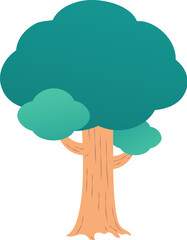 Flourish tree standing still