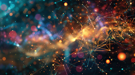 2025 Happy New Year Fireworks Backdrop Celebration Event, Festive Holiday Background with Colorful Explosions, Joyful Party Atmosphere, New Year's Eve Decor, Generative AI

 - obrazy, fototapety, plakaty