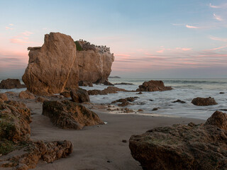 sunset at the beach