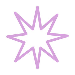 Fototapeta premium Cute Star Drawing