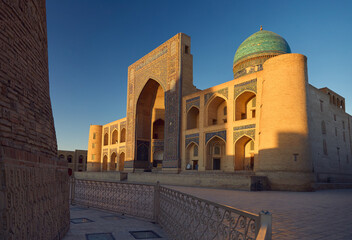 Kalyan masjid madrasah in Bukhara, Uzbekistan