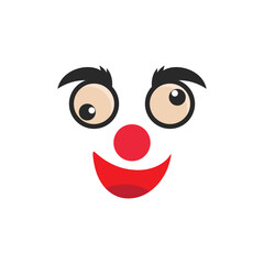 Clown character illustration