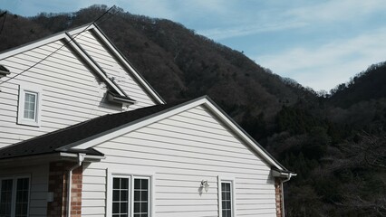 house in the mountains