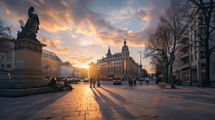 Obraz premium Altstadt, Halle an der Saale, Deutschland .