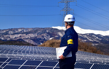 ソーラー発電施設・管理パトロールのエンジニア