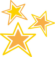 Stars Doodle Handdrawn