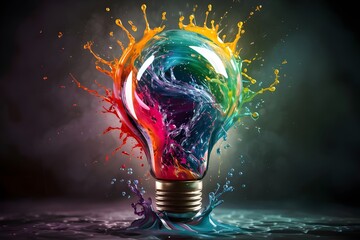 Vibrant Illumination: A Burst of Color and Creativity