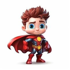Game Character concept art isolated white background