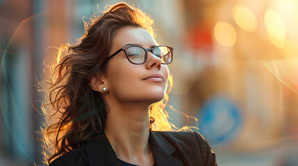 successful woman Concept motivation, inspiration.