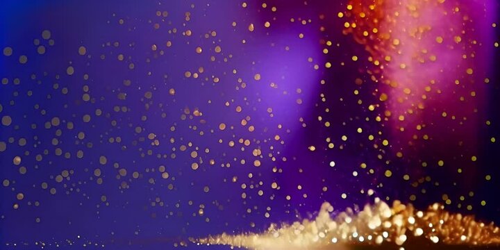 background glitter Gold and Purple