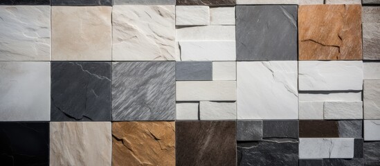 Natural stone tiles for interior and exterior design