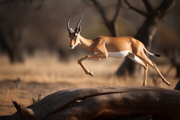 Impala antelope (Aepyceros melampus) - obrazy, fototapety, plakaty