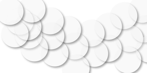 Abstract modern circle shape patterns background. gray paper shape design. Modern abstract white background with circles. Gray abstract. 