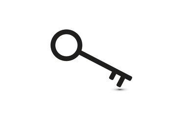 Key icon vector. Key vector icon. Key symbol