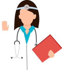 Female Doctor Illustration